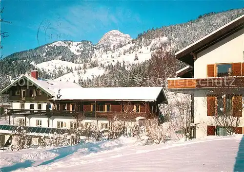 AK / Ansichtskarte Bayrischzell Tannerhof Privatsanatorium Kat. Bayrischzell