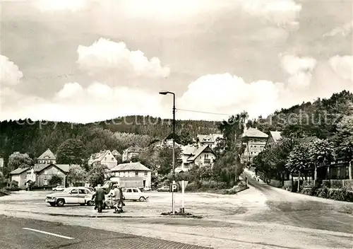 AK / Ansichtskarte Schmiedeberg  Dippoldiswalde Parkplatz