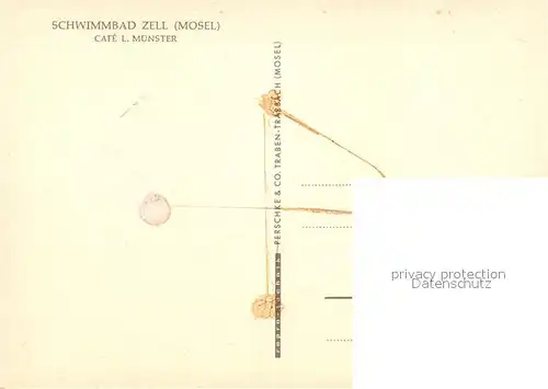 AK / Ansichtskarte Zell Mosel Schwimmbad Kat. Zell (Mosel)