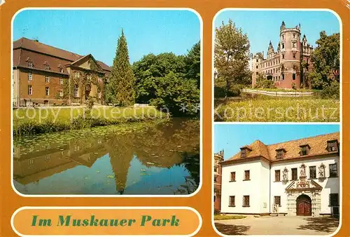 AK / Ansichtskarte Bad Muskau Oberlausitz Im Muskauer Park Kat. Bad Muskau