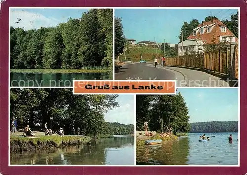 AK / Ansichtskarte Lanke Hellsee Liepnitzsee Oberseestrasse Badestelle Kat. Wandlitz