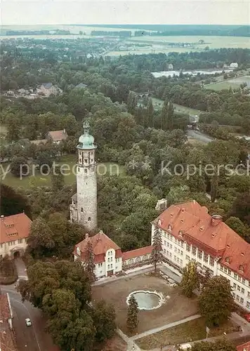 AK / Ansichtskarte Arnstadt Ilm Schlossrune Neideck und Neues Palais Fliegeraufnahme Kat. Arnstadt