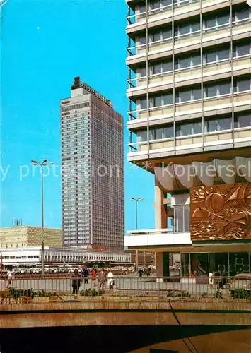 AK / Ansichtskarte Berlin Interhotel Stadt Berlin Kat. Berlin