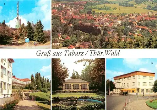 AK / Ansichtskarte Tabarz Grosser Inselsberg Zimmerberg FDGB Erholungsheim Lesehalle HOG Tabarzer Hof Kat. Tabarz Thueringer Wald