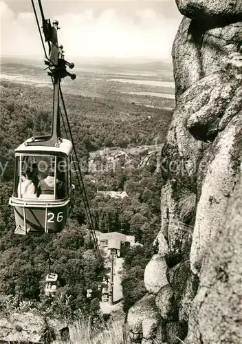 AK / Ansichtskarte Seilbahn Thale  Kat. Bahnen