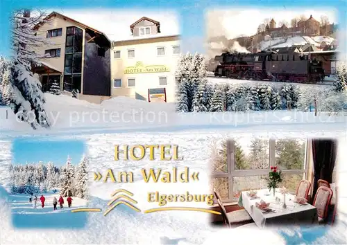 AK / Ansichtskarte Elgersburg Hotel am Wald Kat. Elgersburg