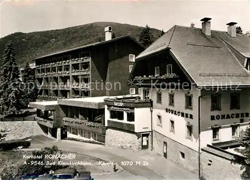 AK / Ansichtskarte Bad Kleinkirchheim Kaernten Kurhotel Ronacher  Kat. Bad Kleinkirchheim