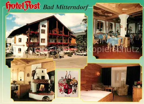 AK / Ansichtskarte Bad Mitterndorf Hotel Post Kat. Bad Mitterndorf Salzkammergut