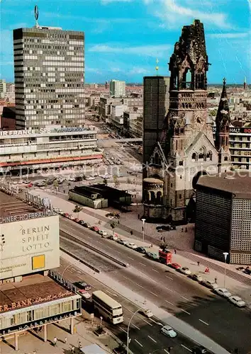 AK / Ansichtskarte Berlin Breitscheidplatz mit Gedaechtniskirche und Europa Center Kat. Berlin