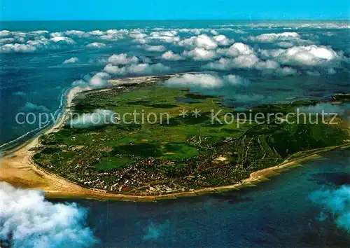 AK / Ansichtskarte Borkum Nordseebad Fliegeraufnahme Kat. Borkum