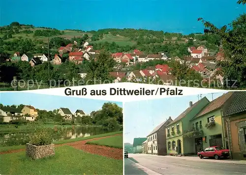 AK / Ansichtskarte Dittweiler Pfalz Panorama Teilansichten Kat. Dittweiler