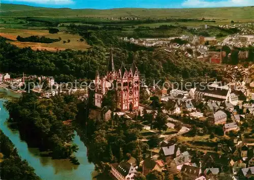 AK / Ansichtskarte Limburg Lahn Fliegeraufnahme mit Dom Kat. Limburg a.d. Lahn