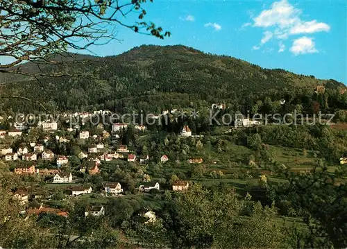 AK / Ansichtskarte Badenweiler Blick vom Roemerberg auf den Blauen Thermalbad Schwarzwald Kat. Badenweiler