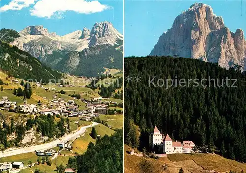 AK / Ansichtskarte Santa Cristina Groeden Castel Gardena Groednertal Alpen Kat. Groeden Tirol