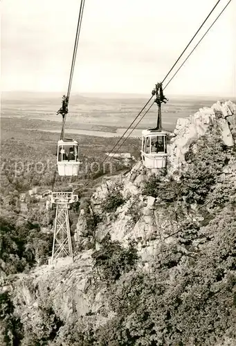 AK / Ansichtskarte Seilbahn Thale  Kat. Bahnen