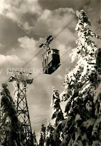 AK / Ansichtskarte Seilbahn Krkonose Lanovka na Cernou Horu  Kat. Bahnen