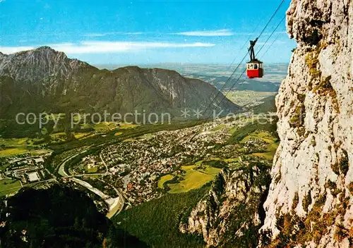 AK / Ansichtskarte Seilbahn Predigtstuhl Bad Reichenhall Hochstaufen  Kat. Bahnen