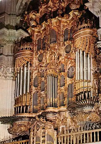 AK / Ansichtskarte Kirchenorgel Granada Catedral  Kat. Musik