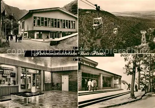 AK / Ansichtskarte Seilbahn Talstation Bergstation Berghotel Rosstrappe  Kat. Bahnen