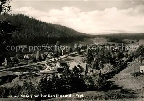 AK / Ansichtskarte Steindoebra Blick vom Aschberg  Kat. Klingenthal Sachsen