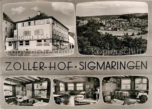 AK / Ansichtskarte Sigmaringen Hotel Zoller Hof  Kat. Sigmaringen