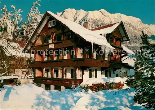 AK / Ansichtskarte Oberstdorf Hotel Pension Bergblick Kat. Oberstdorf