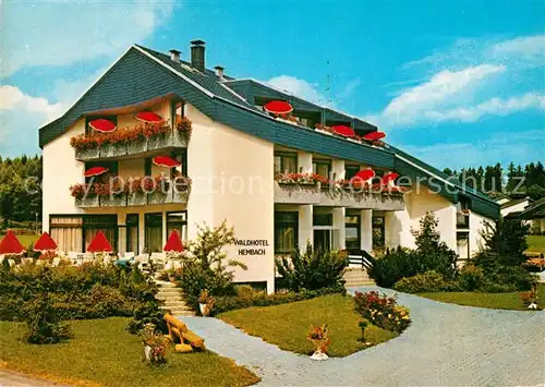 AK / Ansichtskarte Koenigsfeld Schwarzwald Waldhotel Hembach Kat. Koenigsfeld im Schwarzwald