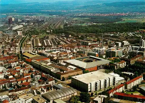 AK / Ansichtskarte Basel BS Fliegeraufnahme Mustermesse Kat. Basel