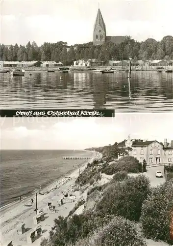 AK / Ansichtskarte Rerik Ostseebad Blick zur Kirche Strand Kat. Ostseebad Rerik