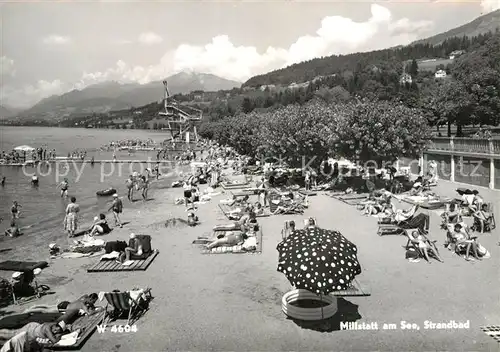 AK / Ansichtskarte Millstatt Millstaettersee Strandbad Kat. Millstatt Millstaetter See