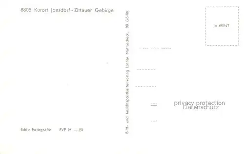 AK / Ansichtskarte Jonsdorf Kurpark Rosengarten Kat. Kurort Jonsdorf