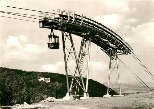 AK / Ansichtskarte Seilbahn Thale Berghotel Rosstrappe  Kat. Bahnen