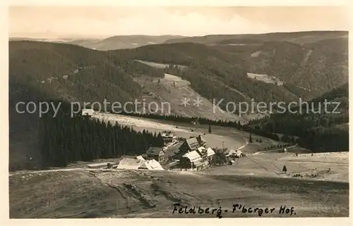 AK / Ansichtskarte Feldberg Schwarzwald Hotel Feldberger Hof  Kat. Feldberg (Schwarzwald)