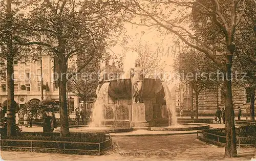 AK / Ansichtskarte Muenchen Nornenbrunnen Kat. Muenchen