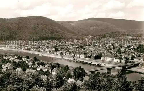 AK / Ansichtskarte Eberbach Neckar Panorama  Kat. Eberbach