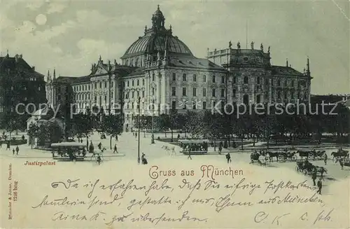 AK / Ansichtskarte Muenchen Justitzpalast Kat. Muenchen