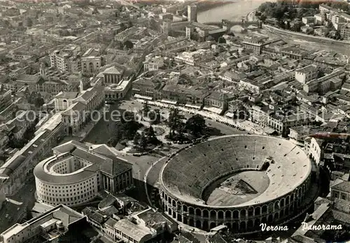 AK / Ansichtskarte Verona Veneto Panorama Arena Fliegeraufnahme Kat. Verona