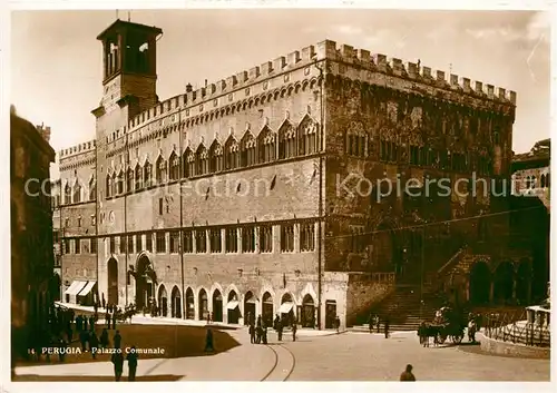 AK / Ansichtskarte Perugia Umbria Palazzo Comunale Palast Kat. Perugia