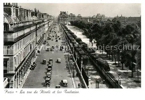 AK / Ansichtskarte Paris La rue de Rivoli et les Tuileries  Kat. Paris