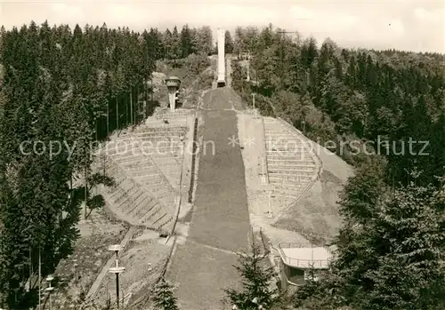 AK / Ansichtskarte Klingenthal Vogtland Grosse Aschberg Schanze Neuerbaute  Kat. Klingenthal Sachsen