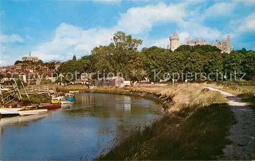 AK / Ansichtskarte Arundel The Castle and River Arun Kat. Arun