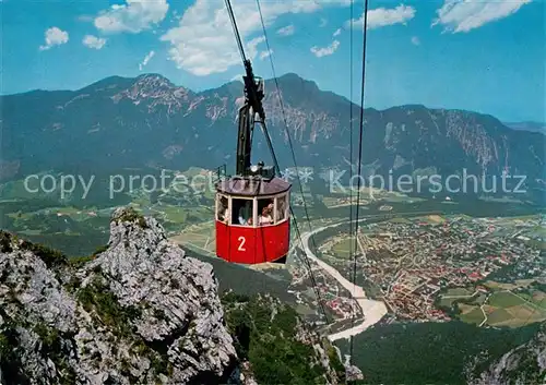 AK / Ansichtskarte Seilbahn Predigtstuhl Bad Reichenhall Hochstaufen  Kat. Bahnen