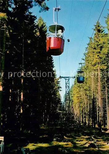 AK / Ansichtskarte Seilbahn Wurmberg Braunlage  Kat. Bahnen