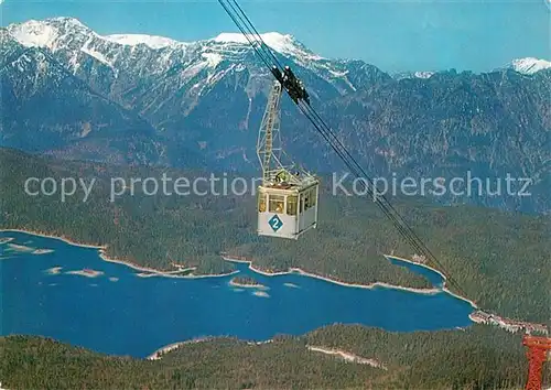 AK / Ansichtskarte Seilbahn Eibsee Zugspitzgipfel  Kat. Bahnen