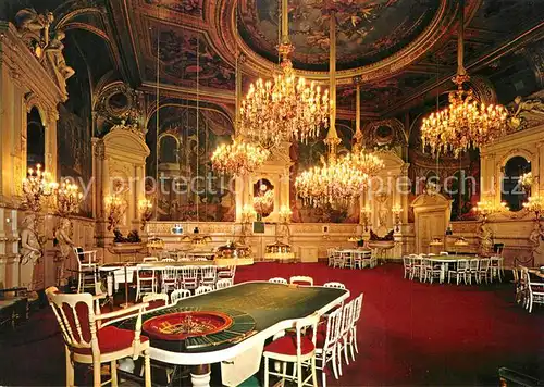 AK / Ansichtskarte Casino Spielbank Baden Baden Florentiner Saal Roulette  Kat. Spiel