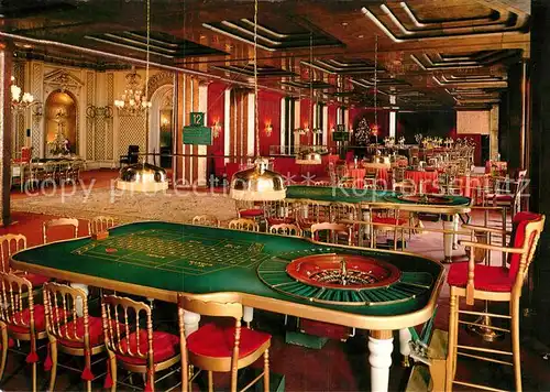 AK / Ansichtskarte Casino Spielbank Baden Baden Benazet Bar Wintergarten Roulette  Kat. Spiel