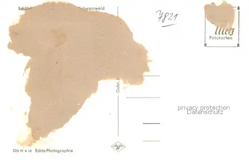 AK / Ansichtskarte Grafenhausen Schwarzwald Schluechtsee Kat. Grafenhausen