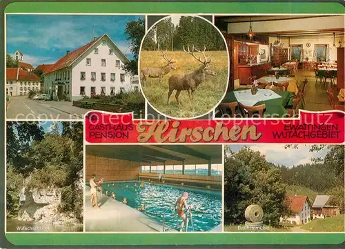 AK / Ansichtskarte Bonndorf Schwarzwald Gasthof Pension Hirschen Kat. Bonndorf