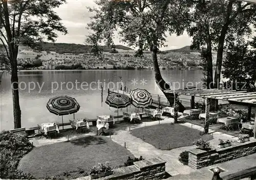 AK / Ansichtskarte Meisterschwanden Hotel Seerose Terrasse am Hallwilersee Kat. Meisterschwanden