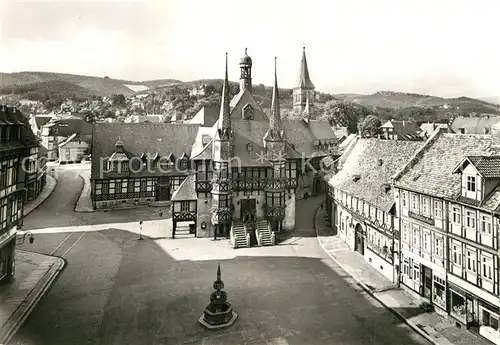 AK / Ansichtskarte Wernigerode Harz Rathaus  Kat. Wernigerode